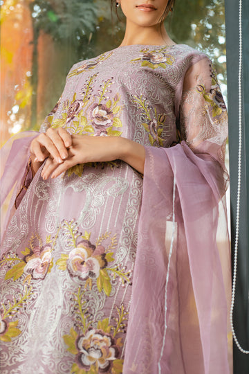 ROHI – Stitched 3PC Embroidered Organza Suit