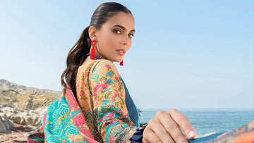 PURPLE HUE – Stitched 2PC Embroidered Khaddar Suit