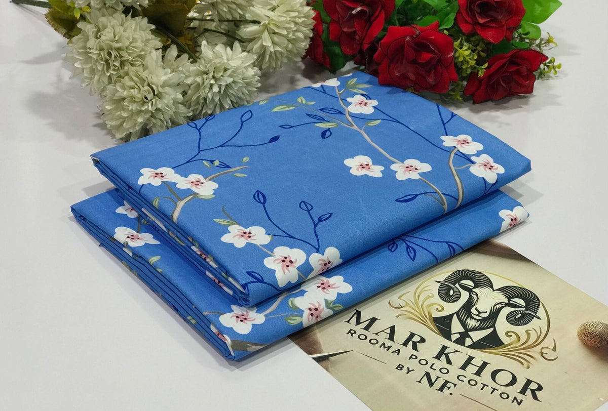 Women's printed cotton 2PC suit. Stylish and comfortable, perfect for casual wear. Image 1 of 1.