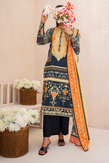 SERAH - Lawn - Printed - Stitched  - 3PC