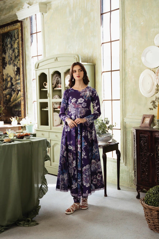 3 Piece BreezeLawn Printed UnStitched Suit with Printed Dupatta & Printed Trouser - Image 1