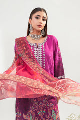 3 Piece - Embroidered Lawn Suit