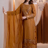 3-Piece Embroidered Chiffon Suit