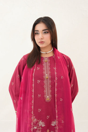 3 Piece - Embroidered Lawn Suit