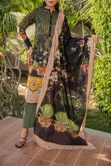 ADIRA – Stitched 3PC Printed Lawn Suit
