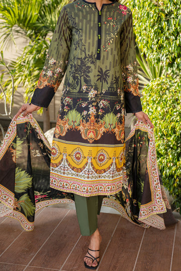 ADIRA – Stitched 3PC Printed Lawn Suit
