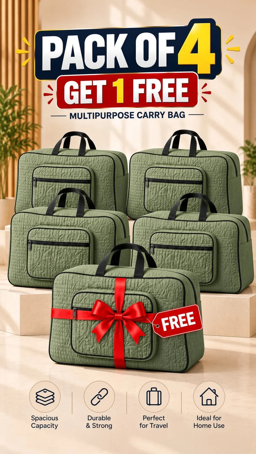 Open media 1 in modal  Open media 2 in modal  Open media 3 in modal  Open media 4 in modal  Open media 5 in modal  Open media 6 in modal  Open media 7 in modal Signature Carry Ease Quilted Bag - Storage & Travelling Bag [Olive Green]