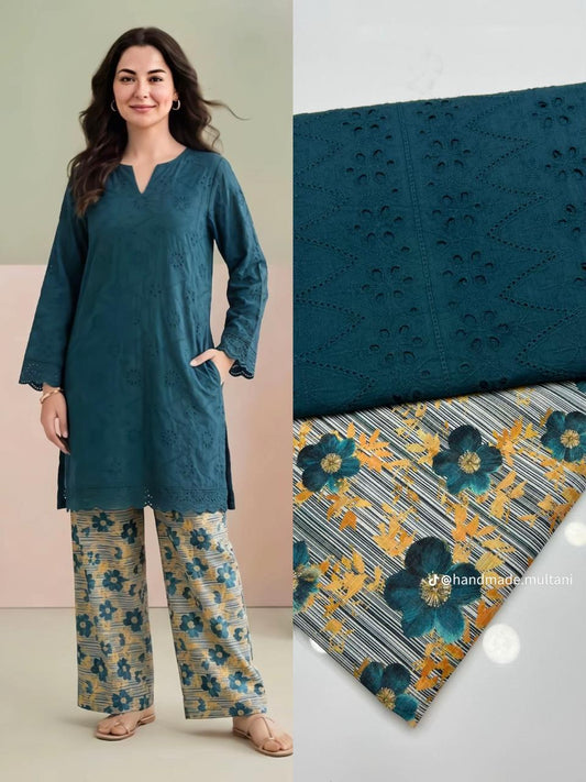 Women’s Chikankari Pure Lawn 2PC Dress