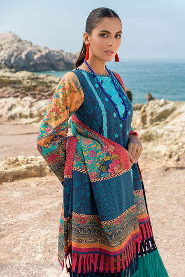 PURPLE HUE – Stitched 2PC Embroidered Khaddar Suit