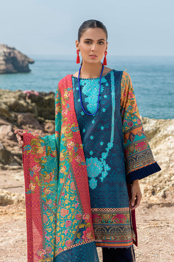 PURPLE HUE – Stitched 2PC Embroidered Khaddar Suit
