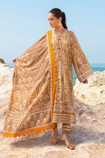 SILAS | 3PC Stitched Embroidered Cotton Dress