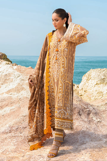 SILAS | 3PC Stitched Embroidered Cotton Dress