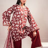 3 Pc Printed Arabic Lawn Unstitched Suit