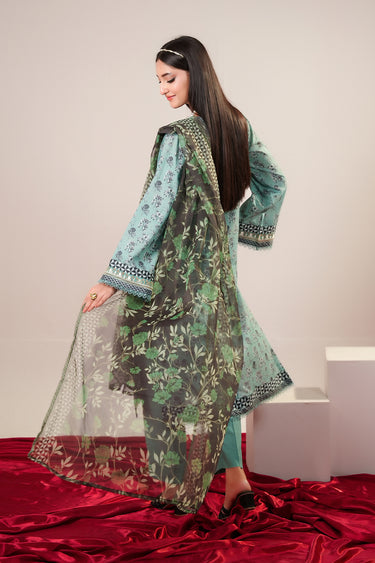 3 Piece - Embroidered Lawn Suit