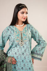 3 Piece - Embroidered Lawn Suit