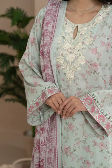 3 Piece - Embroidered Lawn Suit