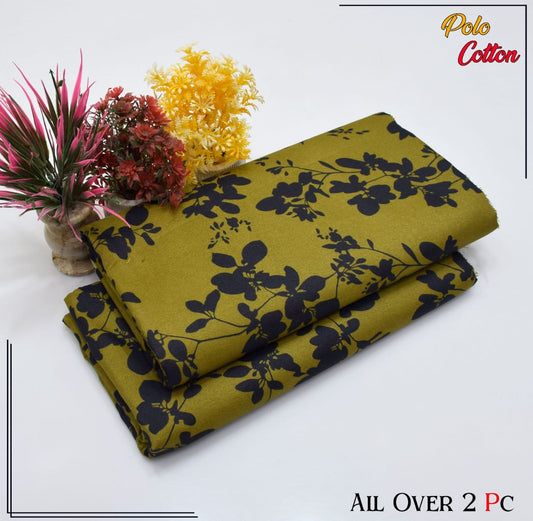 Ladies Polo Cotton Printed 2PC Suit - Sale Offer. Front view of stylish women's outfit with vibrant print.