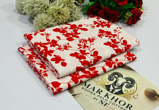 Polo cotton printed 2PC ladies suit on sale, featuring a stylish top and matching trousers.