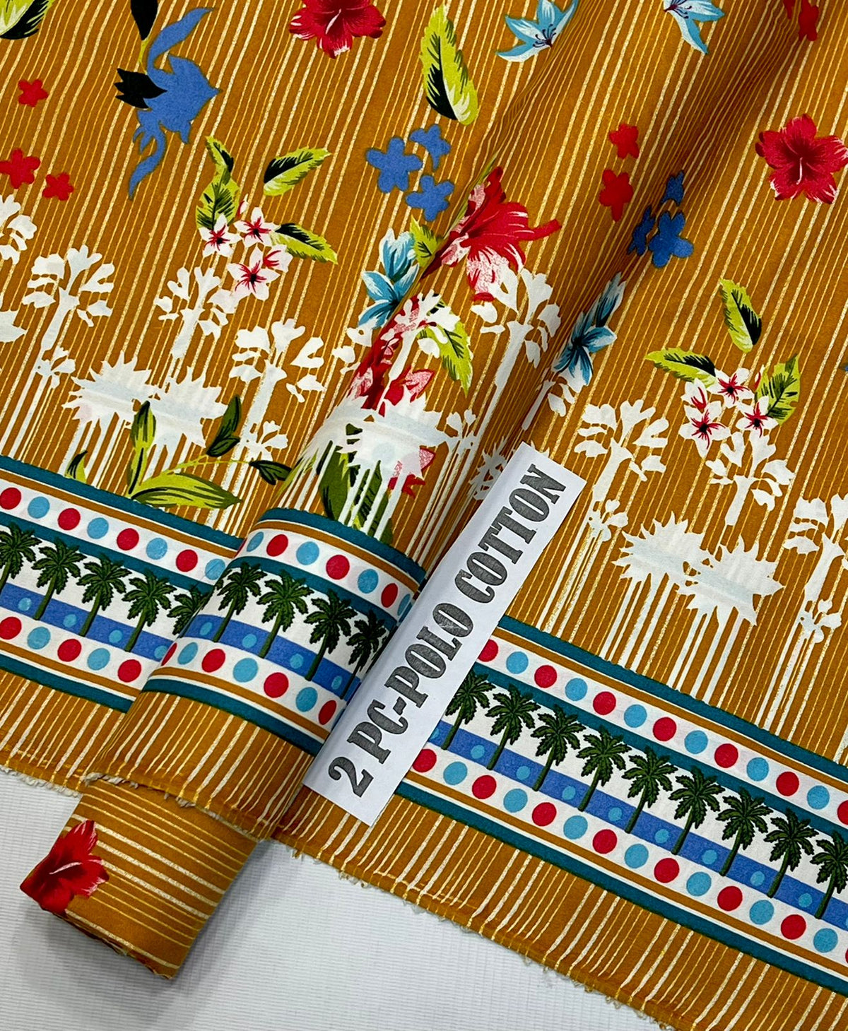 Women's cotton printed 2PC suit, stylish & comfortable. Floral design, perfect for casual wear.