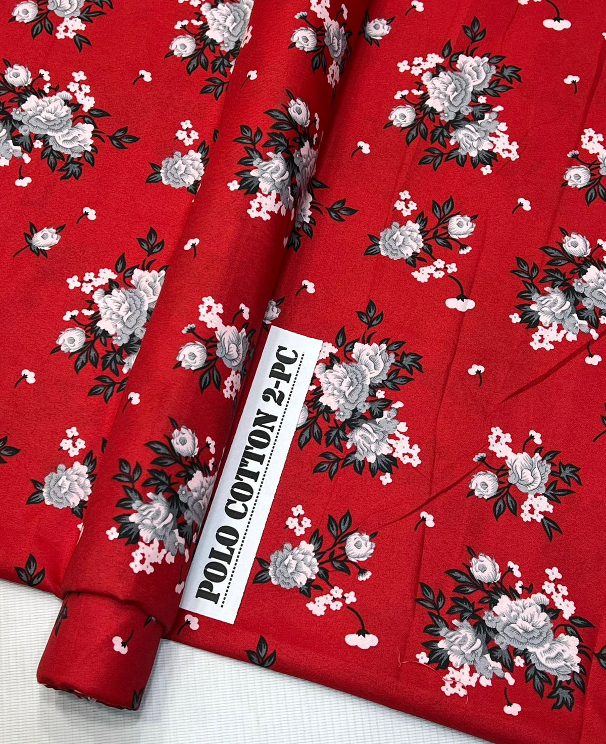 Women's Printed Cotton 2PC Suit on sale, elegant floral design, comfortable and stylish. PC-414.