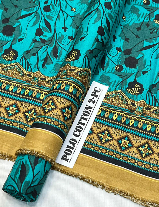 Ladies 2PC cotton printed suit, sale offer. Elegant, comfortable, and stylish for women.