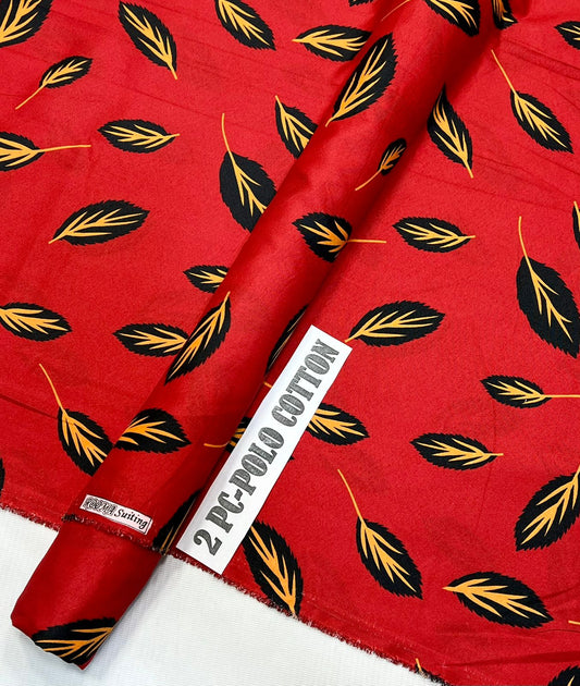 Women's polo cotton printed 2PC suit on sale, perfect for summer.