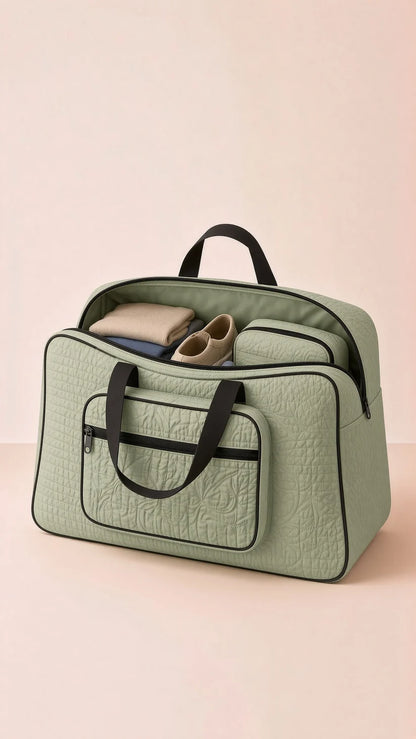 Open media 1 in modal  Open media 2 in modal  Open media 3 in modal  Open media 4 in modal  Open media 5 in modal  Open media 6 in modal  Open media 7 in modal Signature Carry Ease Quilted Bag - Storage & Travelling Bag [Olive Green]
